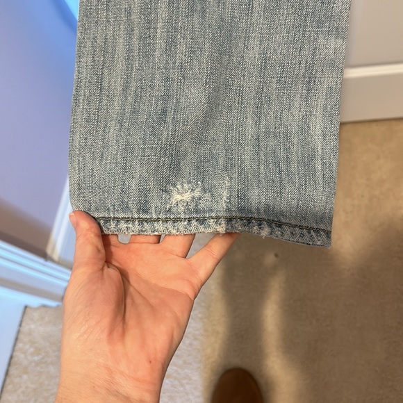 Abercrombie and Fitch heavily distressed jeans size 4R - Picture 8 of 12